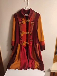 Vintage Handmade Renaissance Era / Pixie RPG Dress Up Size Medium Multi Color - Picture 1 of 6