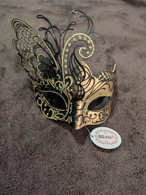 CCUFO Flying Butterfly Black/ Gold Face With (Sparkling Wing) Laser Cut Save💰💰 - Image 1 of 3