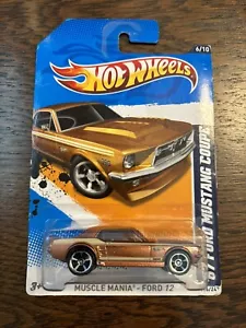 2012 Hot Wheels - '67 Ford Mustang Coupe - Muscle Mania 6/10 - 116/247 - Copper - Picture 1 of 3