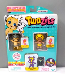 Twozies Season 1 Friends Pack Surprise 6 Twozies (3 Babies + 3 Pets) NEW (A) - Bild 1 von 3