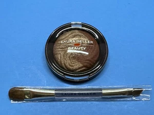 LAURA GELLER BAKED ECLIPSE EYESHADOW DUO - MOONLIGHT AUBERGINE - 2.5 g - BRUSH - Picture 1 of 6
