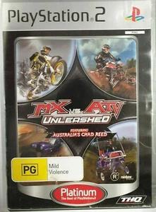 Mx Vs ATV Unleashed Sony Playstation 2 Ps2 Platinum Game Disc - Picture 1 of 3
