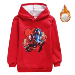 Descendants4 5-13 Year Old Girls' Hoodie with Thick and Non Inverted Velvet - Picture 1 of 25