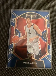 DENI AVDIJA 2020-21 Panini Select BLUE PRIZM ROOKIE Concourse Level Washington - Picture 1 of 2