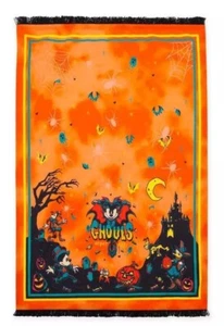 Disney Parks Halloween Mickey Mouse Ghouls Night Out! Kitchen Towel Wall Hanging - Picture 1 of 8