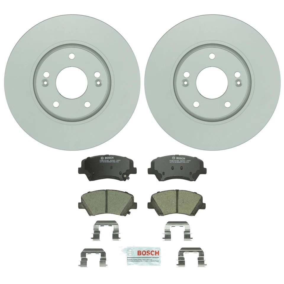 Kit de frenos delanteros Bosch ventilados 300 mm rotores de disco pastillas de cerámica para Kia Forte5 tracción delantera Foto 1 de 1