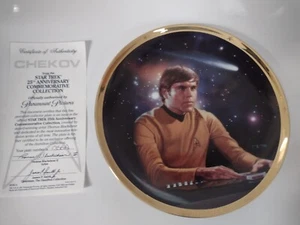 Hamilton Collection Star Trek 25th Anniversary Chekov Platte - Bild 1 von 2