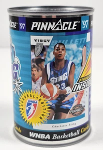 1997 Pinnacle Inside WNBA Rare Vicky Bullett Sealed Collector Can w/10 Card Pack - Picture 1 of 6