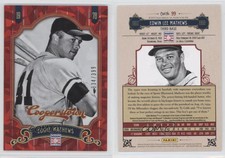 2012 Panini Cooperstown Red Crystal Collection /399 Eddie Mathews #99 HOF