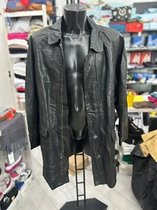 Sportswear Chaqueta de Piel Hombre Tg52 Negro LLV899 - Imagen 1 de 11