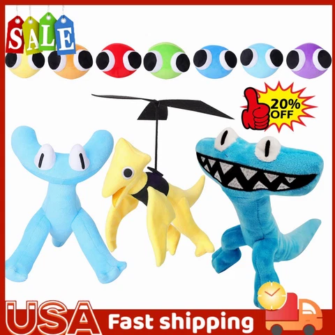 Rainbow Chapter 2 Plush Friend Toy Kid Stuffed Animals Doll Birthday Party Gift Cover