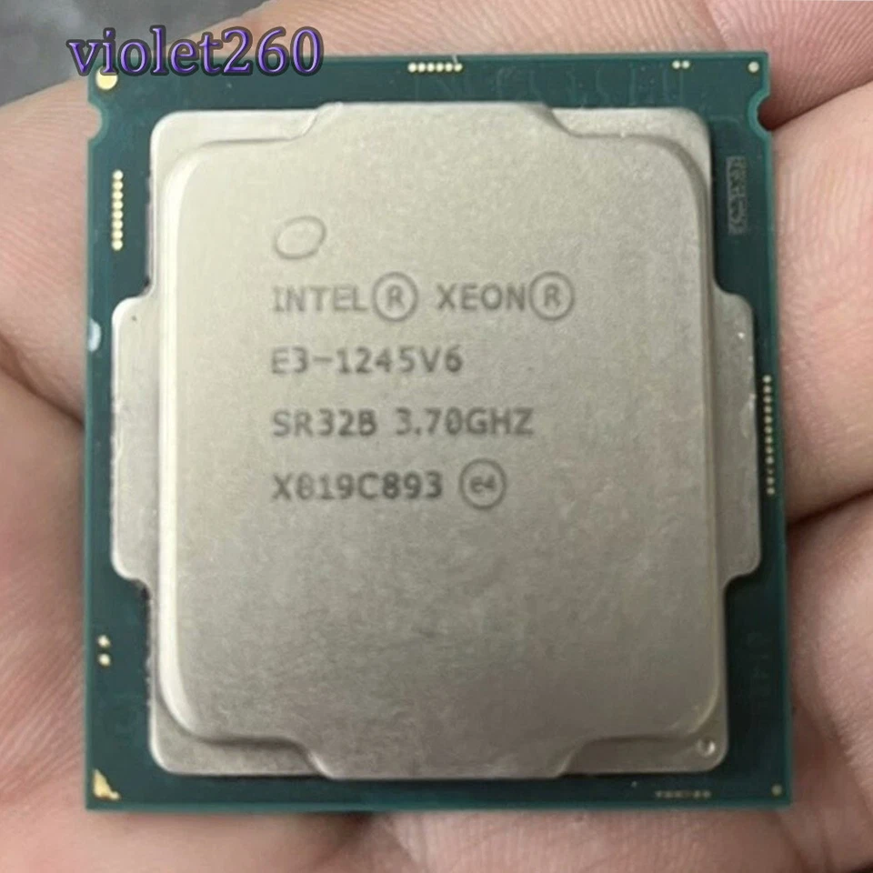 Intel Xeon E3-1245 v6 LGA1151 CPU Processor 3.70Ghz Quad-Core 73W - Image 1 of 1