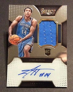 2015-16 Select JOSH HUESTIS Auto Patch OKLAHOMA CITY THUNDER # /125 RC SP - Bild 1 von 2
