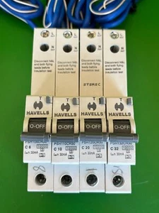 Havells RCBO C6 PSH106CR30 C16 PSH116CR30 - Imagen 1 de 5