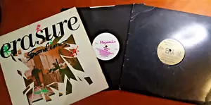 ERASURE - INDIAN RUBBER * PRINCE * SOMETIMES * Rare Set 3x12 INCH SINGLES - Picture 1 of 16