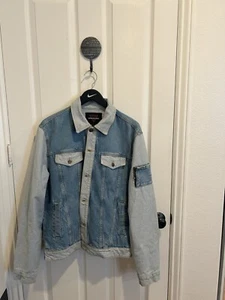 Guess X Midnight Studios Denim Jacket Size Large Size 4 - Picture 1 of 6
