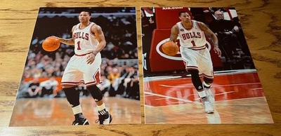 LOTE DE FOTOS 8x10 de Derrick Rose Chicago Bulls Foto 1 de 3
