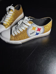 Womens Size 8 Foco Pittsburgh Steelers Shoes - Picture 1 of 10