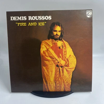 DEMIS ROUSSOS -- FIRE AND ICE-- VINYL  LP 1971 UK EX/VG+ - Imagem 1 de 4