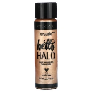 MegaGlo, Hello Halo Liquid Highlighter, 306B Guilded Glow, 0.5 fl oz (15 ml) - Picture 1 of 3