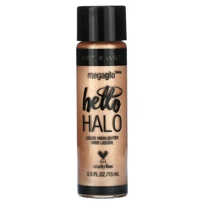 MegaGlo, Hello Halo Liquid Highlighter, 306B Guilded Glow, 0.5 fl oz (15 ml) - Image 1 of 3