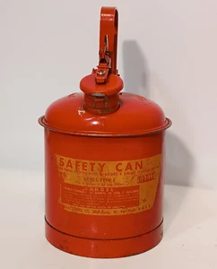 Eagle Manufacturing Co. U1-10S Vin. 1 Gallone rot Sicherheit Benzinkanister Made in USA - Bild 1 von 12