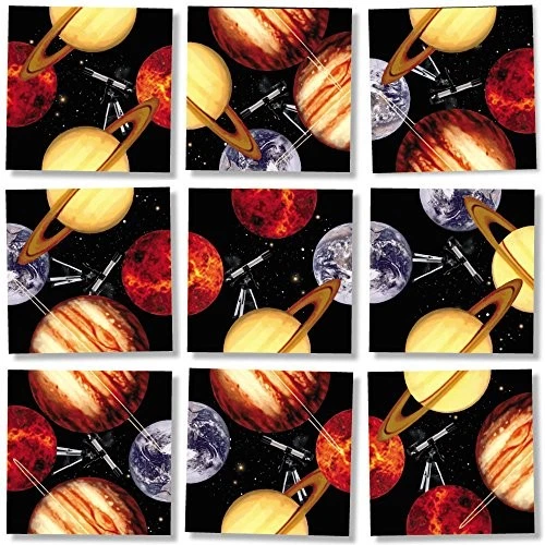 B Dazzle Planets Scramble Squares 9 Piece Puzzle - Image 1 of 1