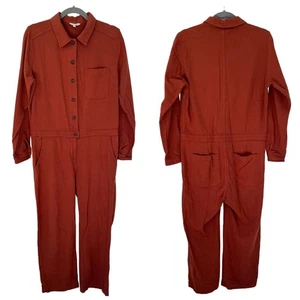 Bridge & Burn Burke Utility gerades Bein Knopfleiste Baumwolle Overall ocker Medium - Bild 1 von 8