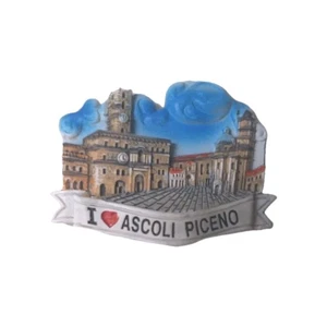 MAGNETE CALAMITA RESINA FRIGO  SOUVENIR FRIDGE MAGNET ASCOLI PICENO MARCHE - Foto 1 di 1