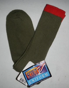 Boy Scouts of America BSA Scout Uniform Pair of Socks Size XL 13-15 - Picture 1 of 4