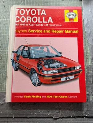 Toyota Corolla FWD (1987-1992) Haynes Workshop Manual - Image 1 of 4