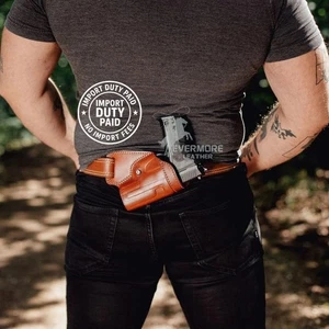 SOB Leather Gun Holster - Handmade Full Grain Leather Holster - Choose Model - Picture 1 of 8