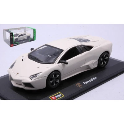 LAMBORGHINI REVENTON 2007 MATT WHITE 1:32 Burago Auto Stradali Modellino Nuovo - Immagine 1 di 3