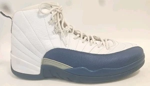 2014 Nike Air Jordan Retro French Blue  Men's 130690-113 White/Blue Size 11 Read - Picture 1 of 14