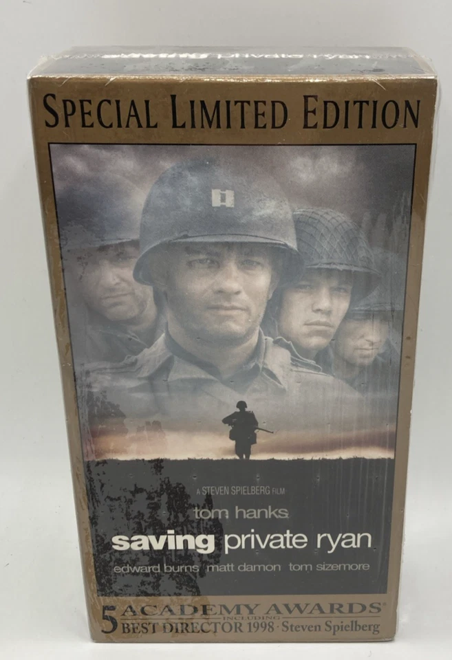 Saving Private Ryan VHS 2 Tape Set Special Limited Edition Sealed - Image 1 of 1