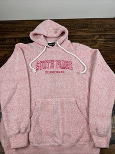 South Padre Island Texas Hoodie Sweater Size Large Pink - Picture 1 of 18