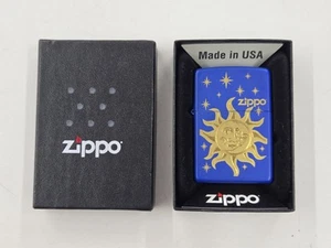 Vintage Zippo Cigarette Lighter. Sun, Moon And Stars. Unstruck. Bradford PA USA  - Picture 1 of 16