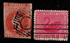 Australia States   Sc# 2 & 90   Used   Cat Val $94    gtc2 - Picture 1 of 1