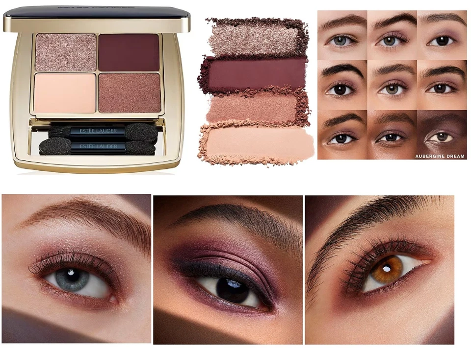 Estee Lauder Pure Color Envy 03 AUBERGINE DREAM Luxe Eye Shadow Quad 0.21 OZ NIB - Image 1 of 1