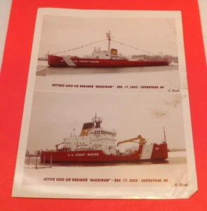 Fotos 2005 retirado USCG rompehielos "Mackinaw" Cheboygan Michigan Guardia Costera - Imagen 1 de 2