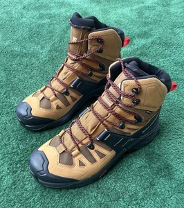 Hombres Salomon Quest 4D GTX Senderismo Botas de Trabajo Talla 12 Gore-Tex Marrón Negro 417564 - Imagen 1 de 23