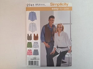 Simplicity Muster - Unisex Shirt, Weste und Boxershorts (XS-M) #2741 - ungeschnitten - Bild 1 von 6