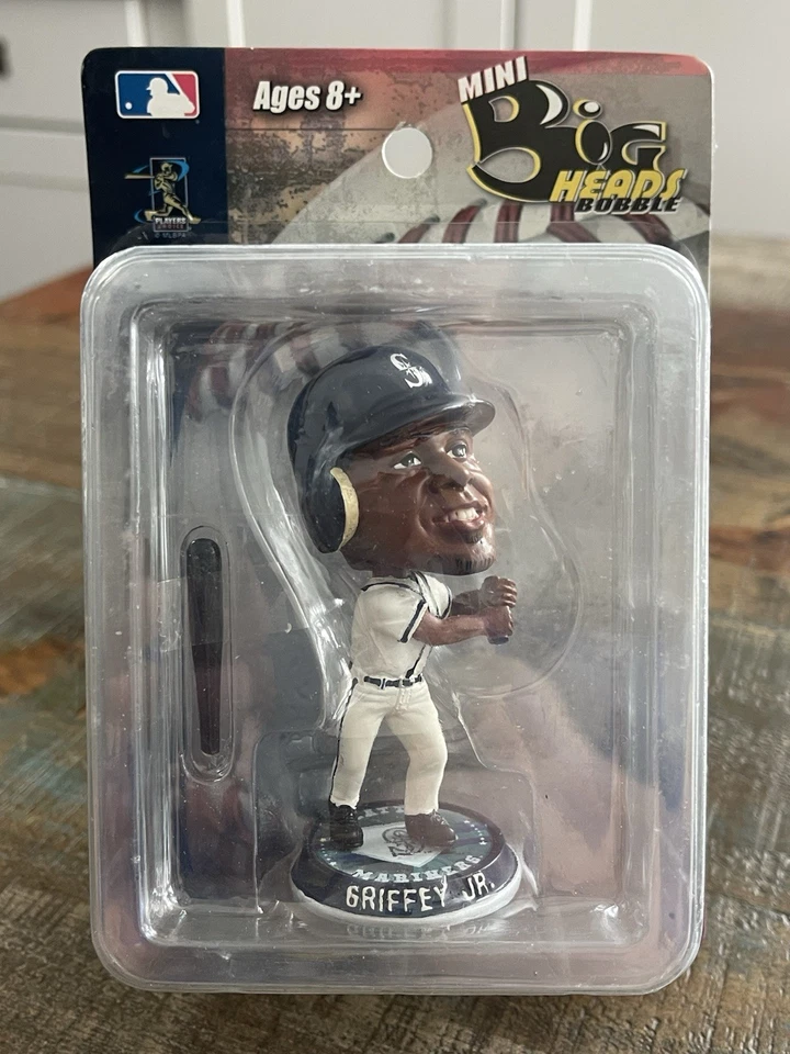 KEN GRIFFEY JR. Seattle Mariners Legend MLB Mini BIGhead 3” Bobblehead NIP! - Image 1 of 1