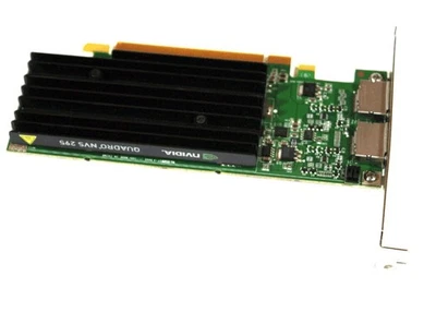 NVidia Quadro NVS 295 PCIE Video Card Dual-Display port 641462-001 HP 508286-003 - Image 1 of 3