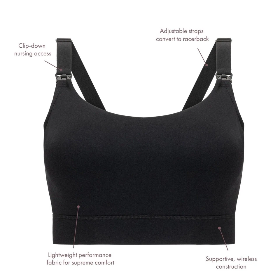 Kindred Bravely Sublime Maternity & Nursing Bra Black Size Medium Large M/L - Image 1 of 4