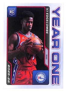 Tarjeta de novato VJ Edgecombe 2025-26 Panini Instantánea Año Uno #YO-28/200 - CANTIDAD - Imagen 1 de 2