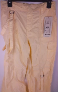 No Boundaries Yellow High Rise Nylon Parachute Pants Size M (8-10) - New. (B14) - Picture 1 of 15