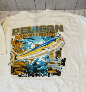 Red Tuna Shirt Club Fishing T-Shirt-XL-New-White - Picture 1 of 2