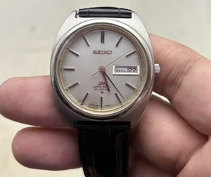 Seiko White Men's Watch Lord Matic LM 5606-7000 25Jewels Vintage w/o Case Japan - Picture 1 of 2