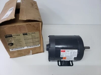 Dayton 1Ybu8 Agricultural Fan Motor Split-Phase Air Over 1/3 Hp 115/230V Ac 1725 - Image 1 of 4